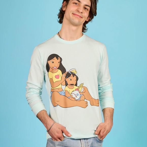 Disney LILO AND STITCH FAMILY LONG SLEEVE T-SHIRT - Picture 4 of 5